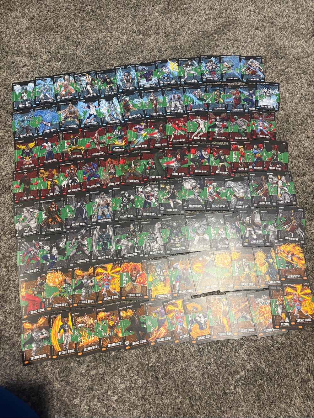 Lot of 100 Bo Jackson 2026 Bo Jackson Battle Arena Tecmo Bowl cards